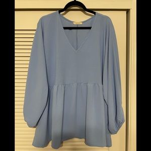 Entro light blue top, XL